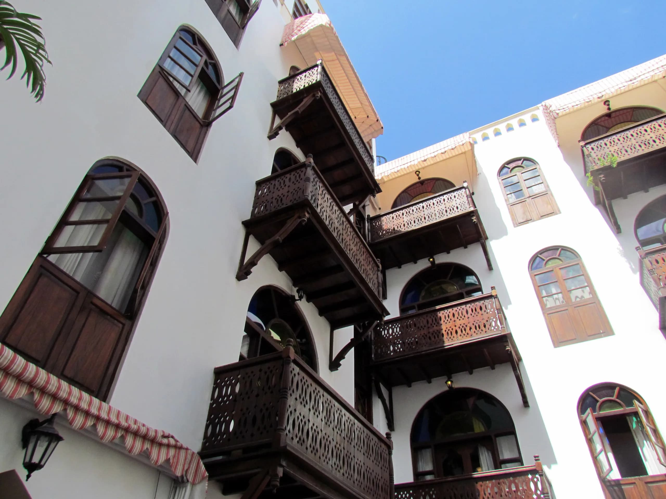 Carved doorways in Stone Town, Zanzibar