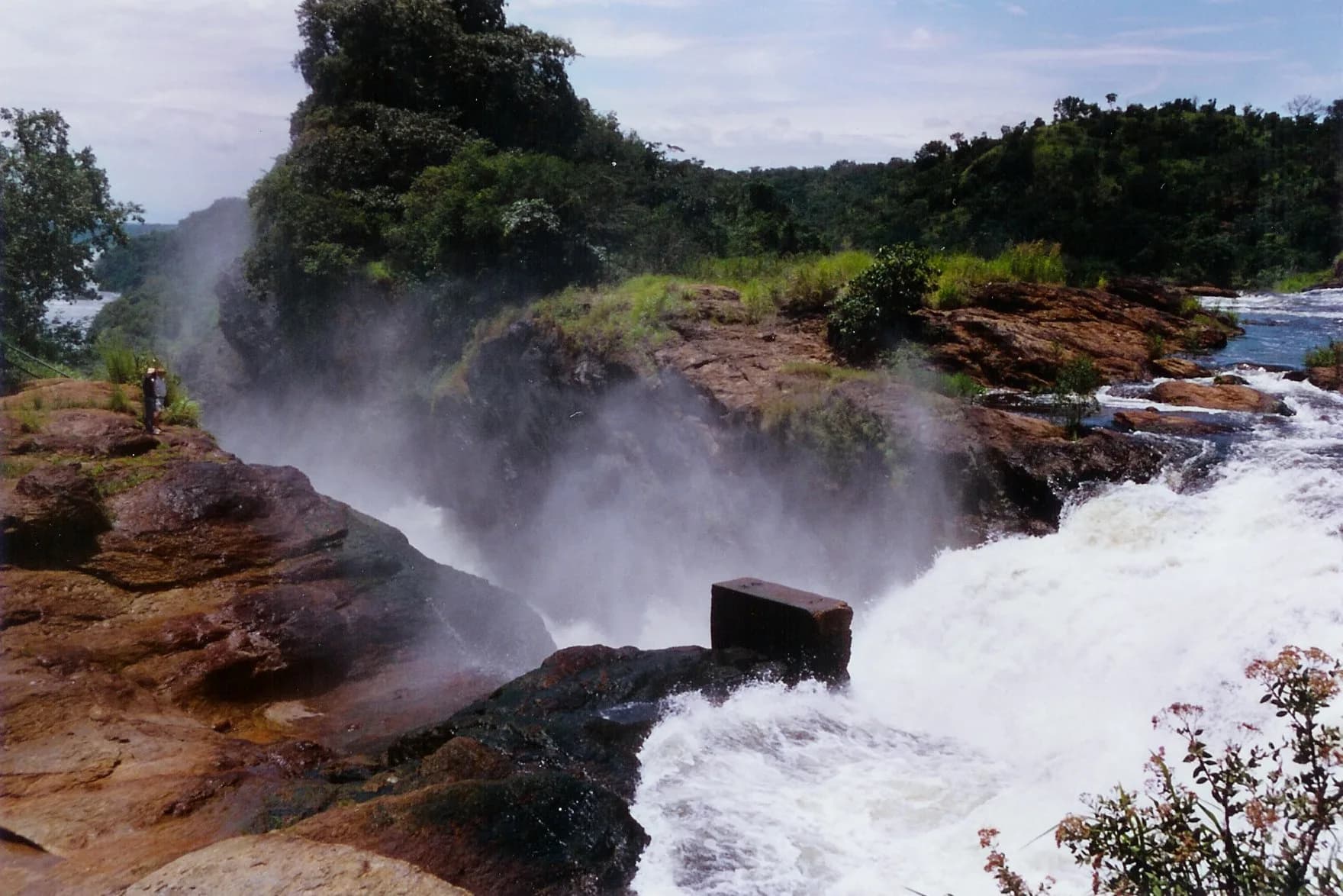 The Nile squeezing through Murchison Falls