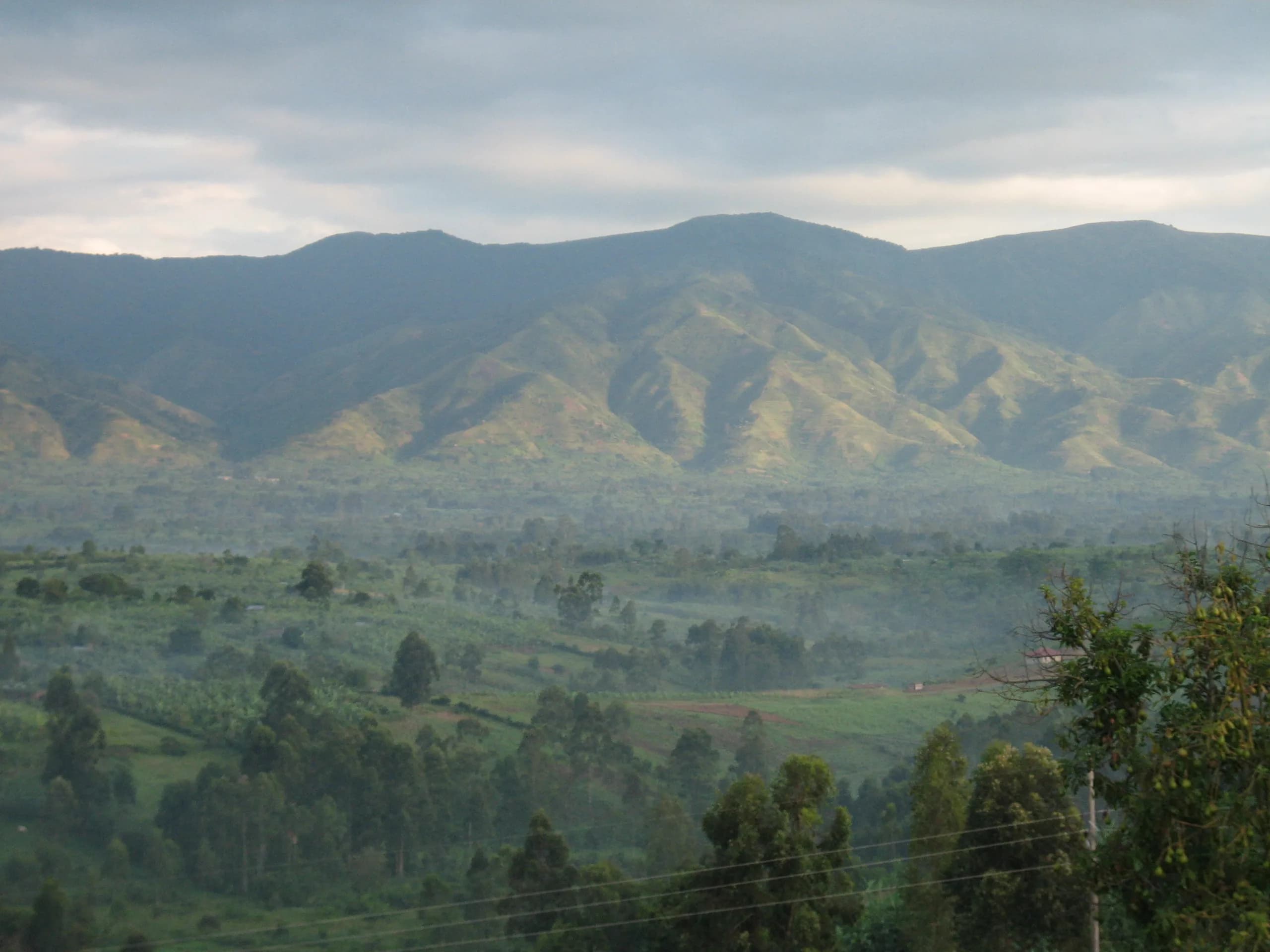 The glaciated peaks of the Rwenzori