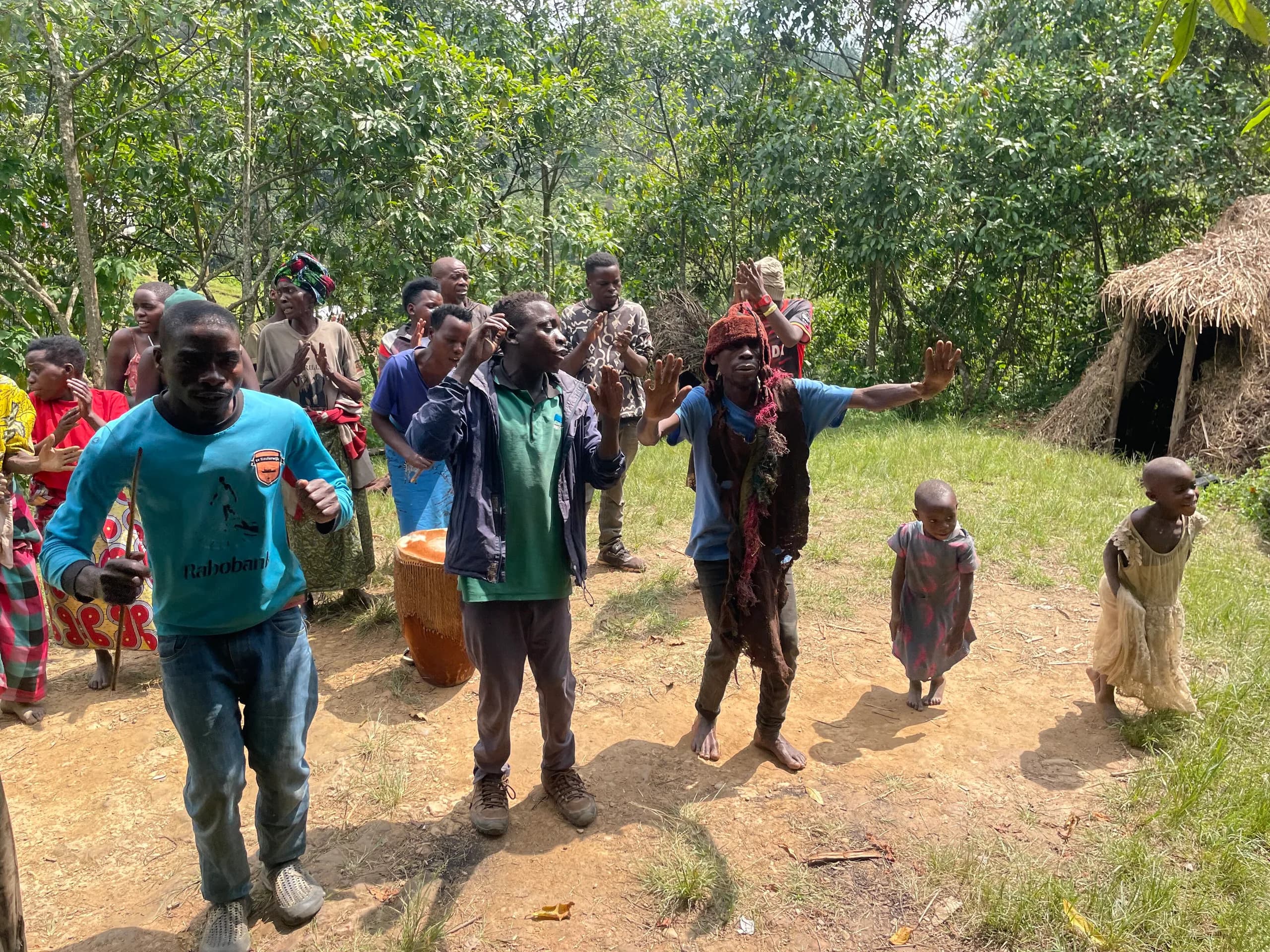 The Batwa Trail on the mountain